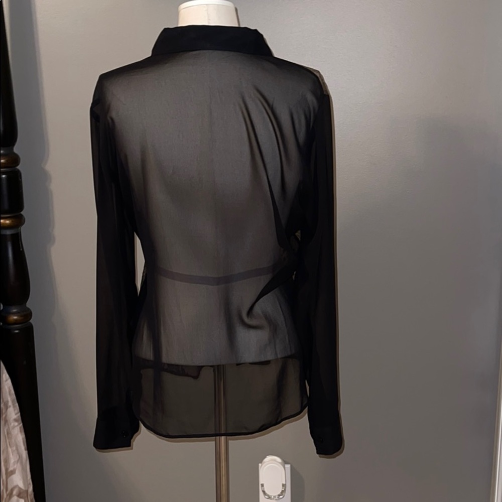 Lace Button Down - image 3